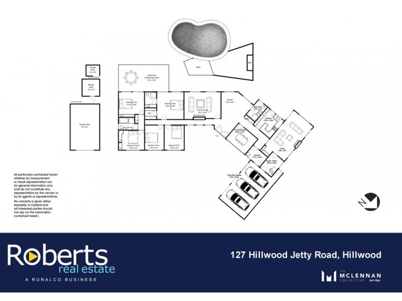 127 Hillwood Jetty Rd, Hillwood TAS 7252 Floorplan