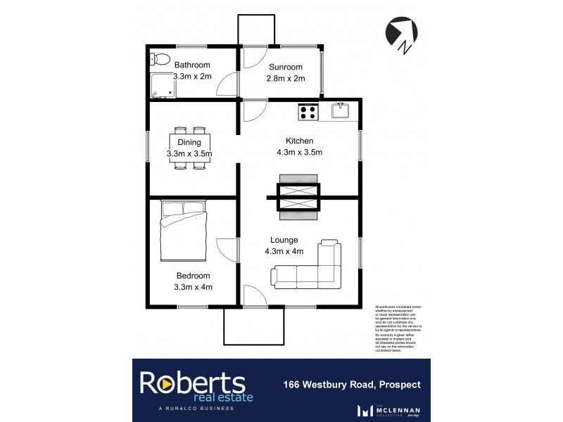 166 Westbury Road, Prospect TAS 7250 Floorplan