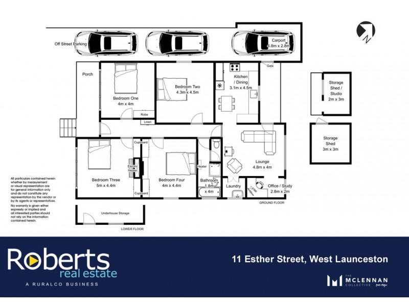 11 Esther Street, West Launceston TAS 7250 Floorplan