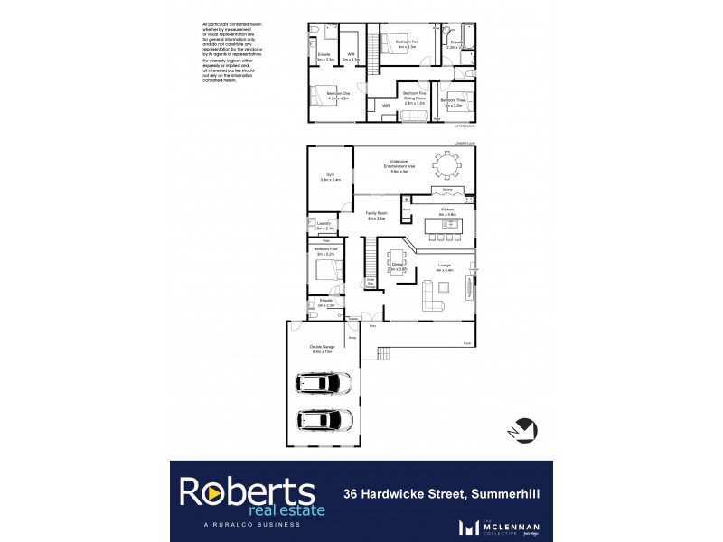 36 Hardwicke St, Summerhill TAS 7250 Floorplan