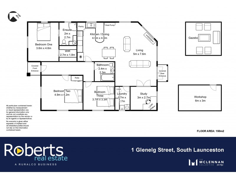 1 Glenelg Street, South Launceston TAS 7249 Floorplan