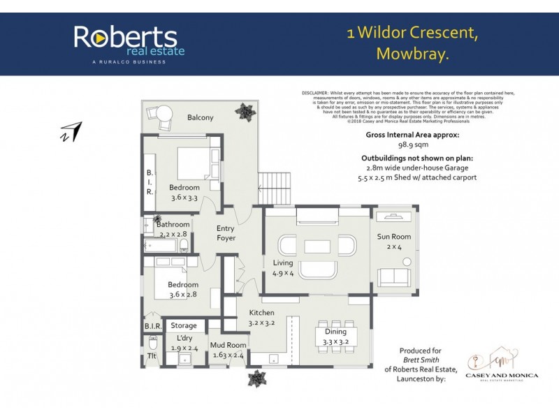 1 Wildor Crescent, Mowbray TAS 7248