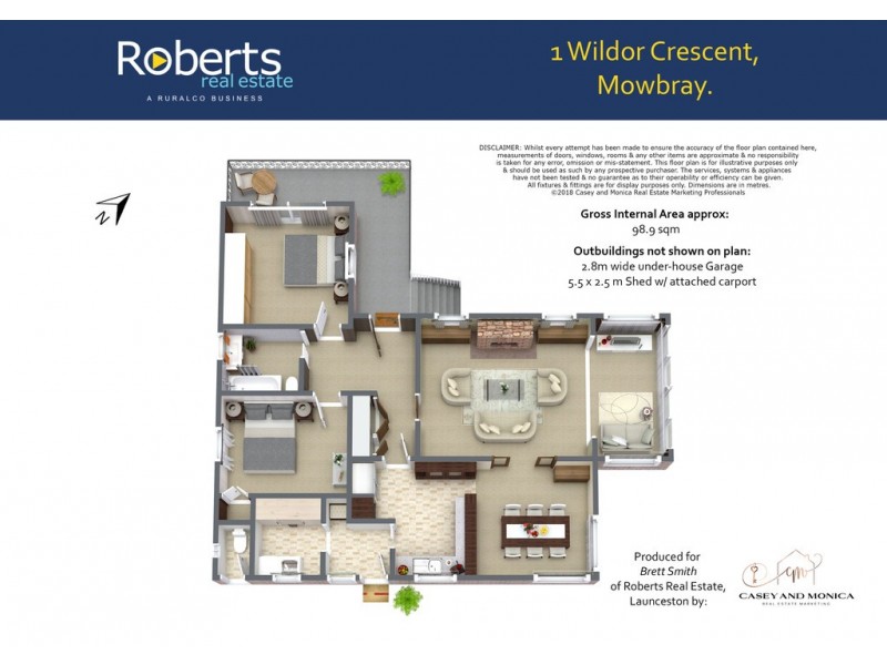 1 Wildor Crescent, Mowbray TAS 7248