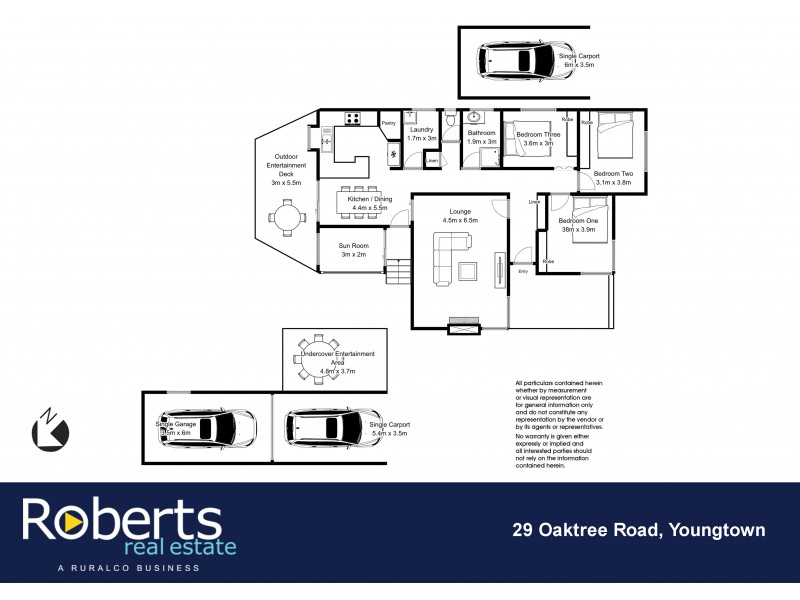 29 Oaktree Road, Youngtown TAS 7249 Floorplan