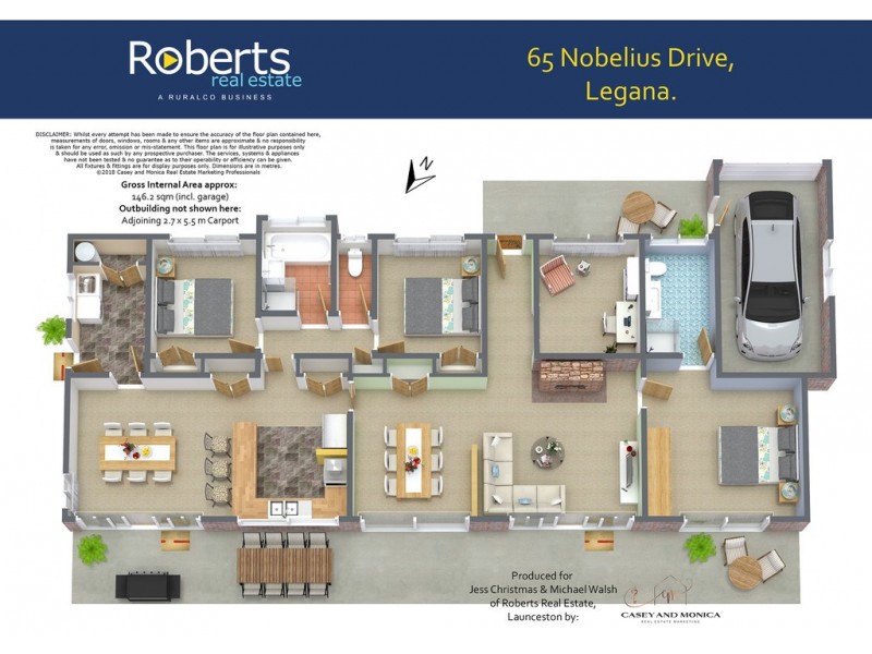 65 Nobelius Drive, Legana TAS 7277 Floorplan
