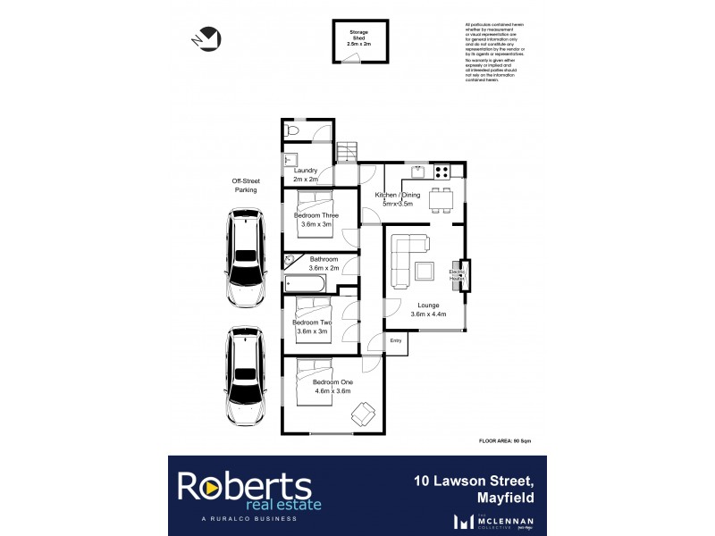10 Lawson Street, Mayfield TAS 7248 Floorplan