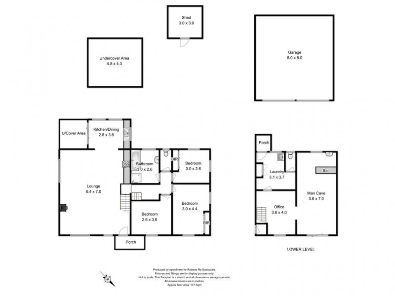 137 George Street, Scottsdale TAS 7260 Floorplan