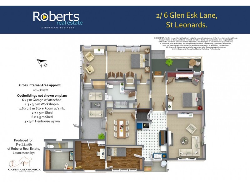 2/6 Glen Esk Lane, St Leonards TAS 7250 Floorplan