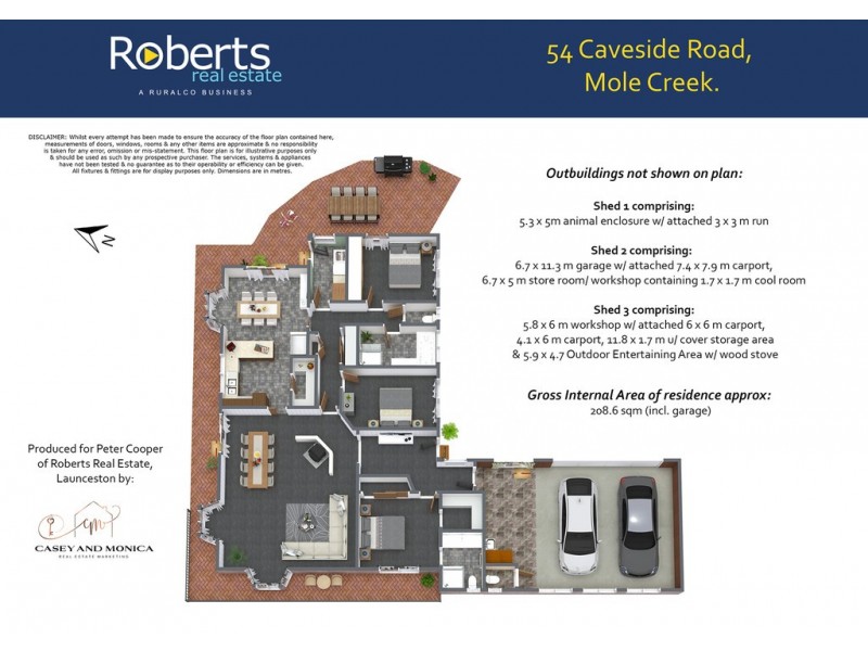 54 Caveside Road, Mole Creek TAS 7304 Floorplan