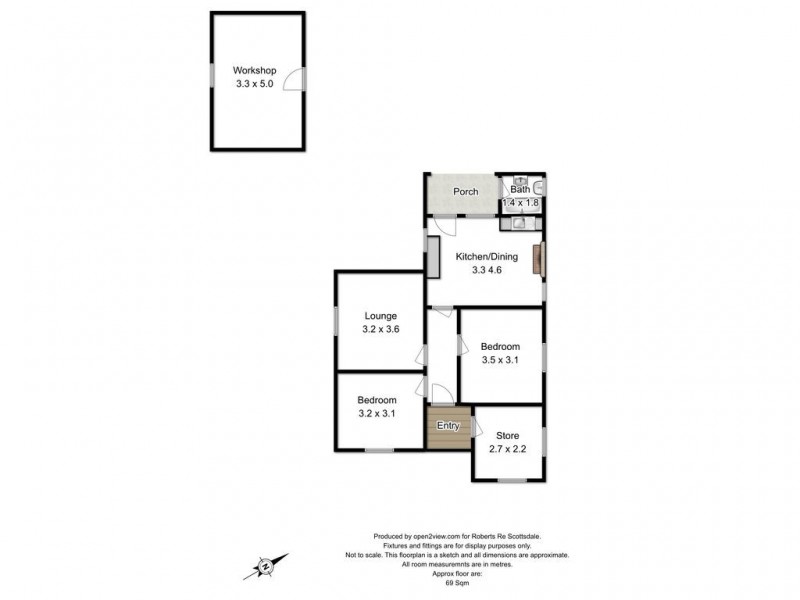12 Main Road, Pioneer TAS 7264 Floorplan