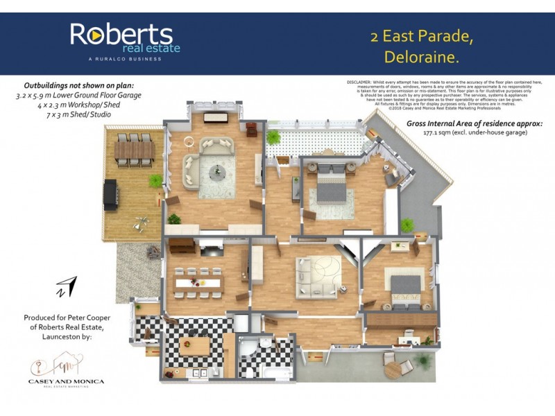 2 East Parade, Deloraine TAS 7304 Floorplan