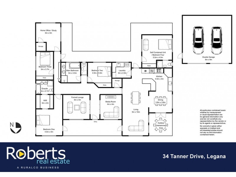 34 Tanner Dr, Legana TAS 7277 Floorplan