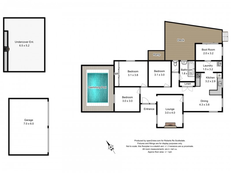 1 Briggs Street, Scottsdale TAS 7260 Floorplan