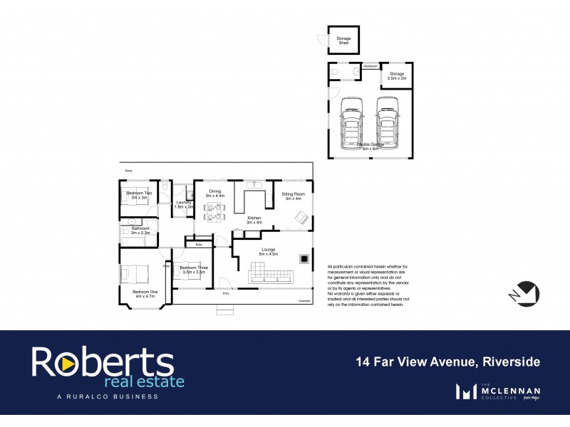 14 Far View Ave, Riverside TAS 7250 Floorplan