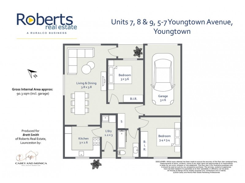 U7-9, 5-7 Youngtown Avenue, Youngtown TAS 7249 Floorplan