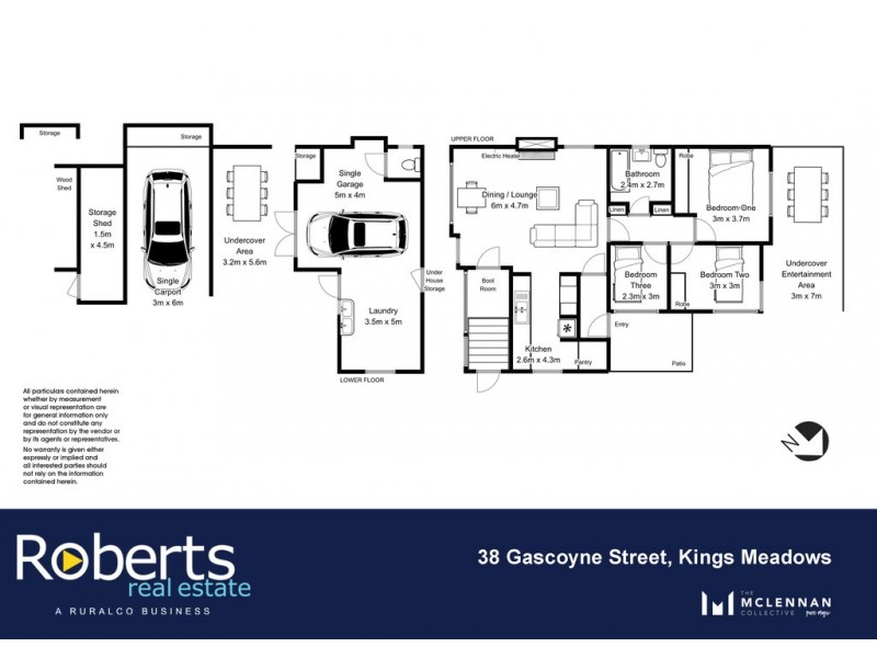 38 Gascoyne Street, Kings Meadows TAS 7249 Floorplan