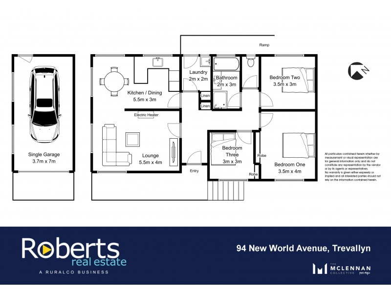 94 New World Avenue, Trevallyn TAS 7250 Floorplan