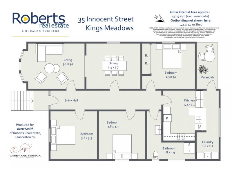 35 Innocent Street, Kings Meadows TAS 7249 Floorplan