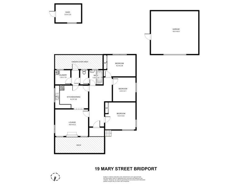 19 Mary Street, Bridport TAS 7262 Floorplan