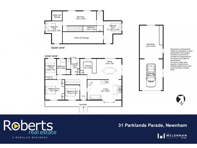31 Parklands Parade, Newnham TAS 7248 Floorplan