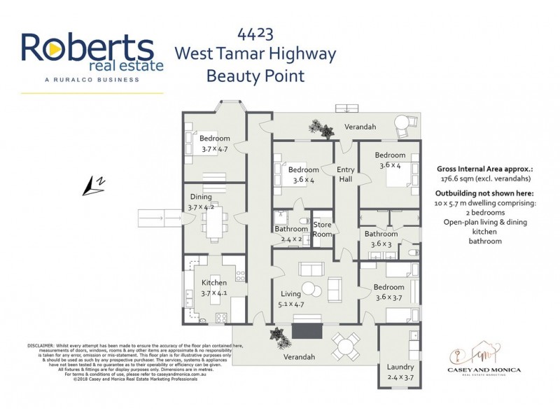 4423 West Tamar Highway, Beauty Point TAS 7270 Floorplan