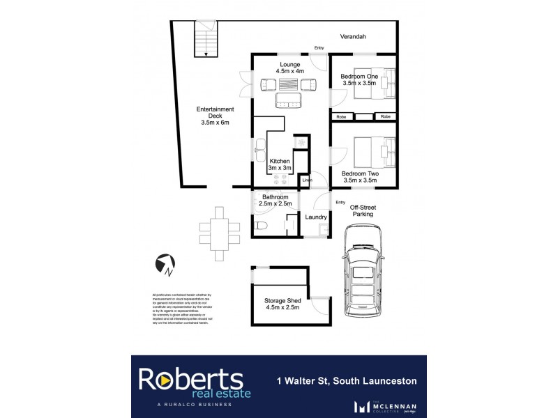 1 Walter Street, South Launceston TAS 7249 Floorplan