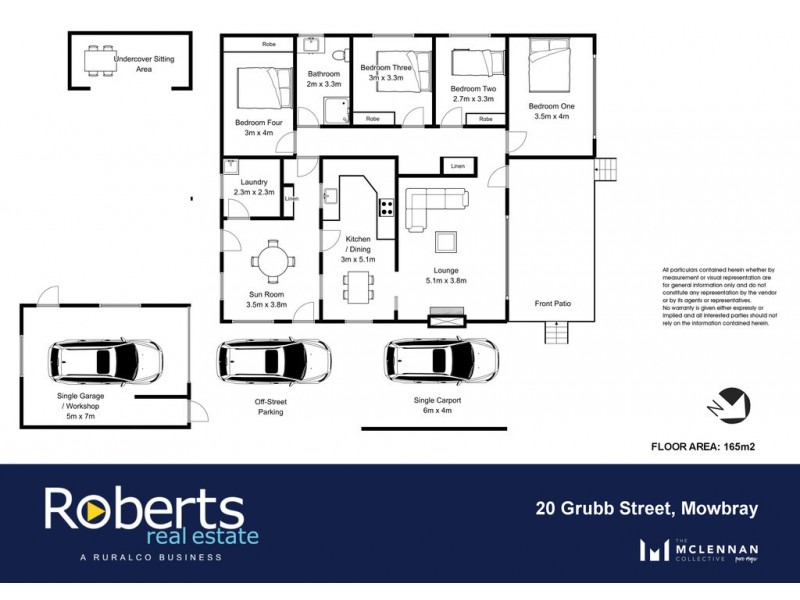 20 Grubb Street, Mowbray TAS 7248 Floorplan