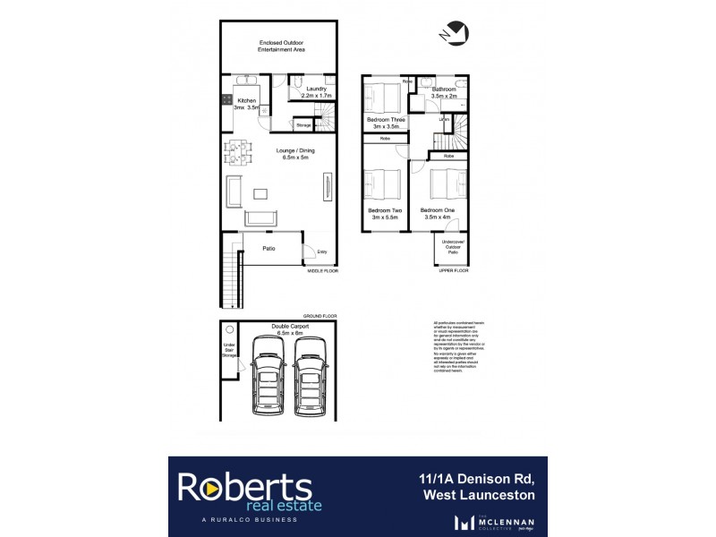 11/1A Denison Road, West Launceston TAS 7250 Floorplan