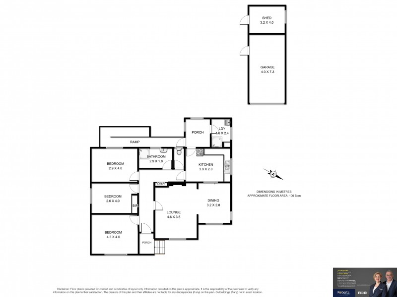 141 George Street, Scottsdale TAS 7260 Floorplan