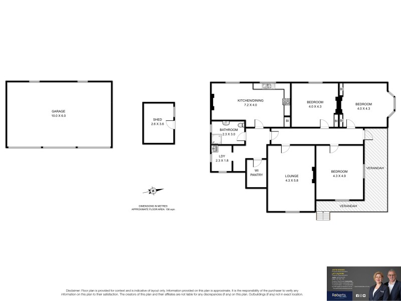 2 Frederick Street, Ringarooma TAS 7263 Floorplan