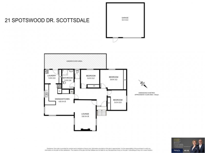 31 Spotswood Drive, Scottsdale TAS 7260 Floorplan