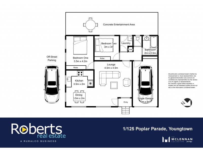 1/125 Poplar Parade, Youngtown TAS 7249 Floorplan