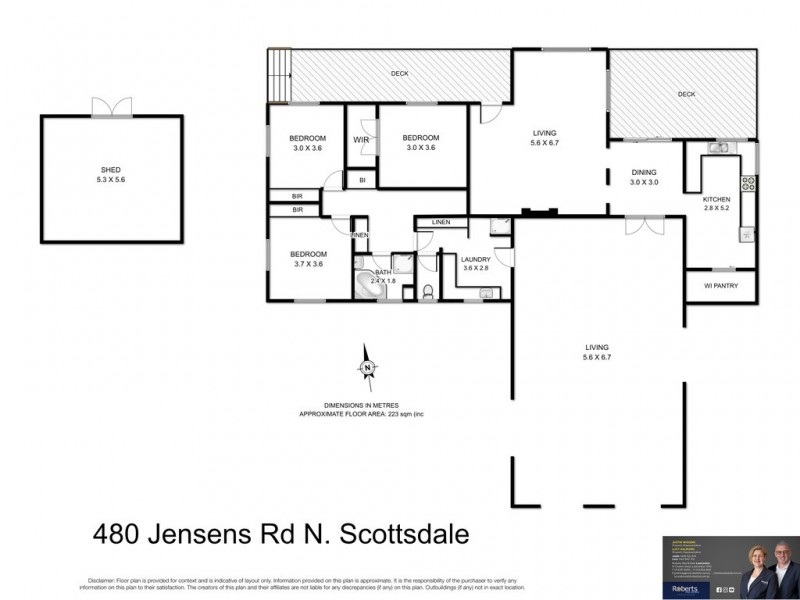 480 Jensens Road, Scottsdale TAS 7260 Floorplan
