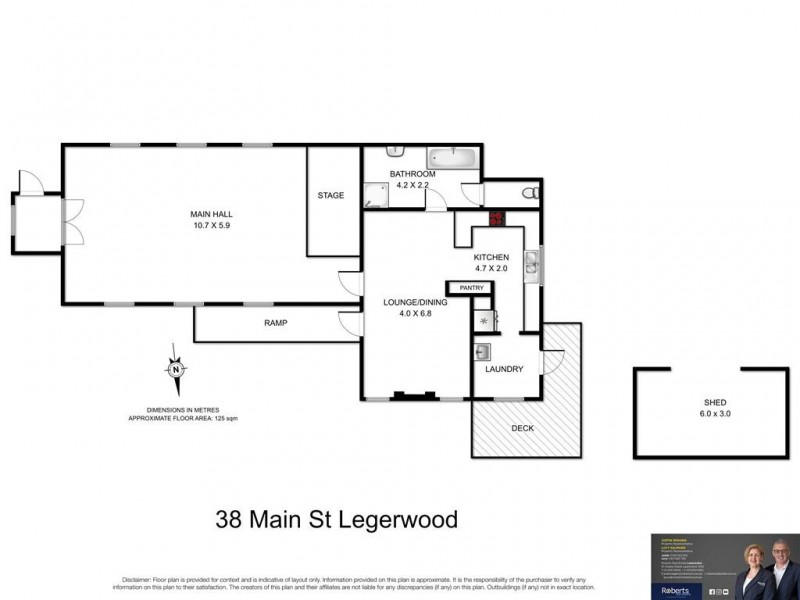 38 Main Street, Legerwood TAS 7263 Floorplan