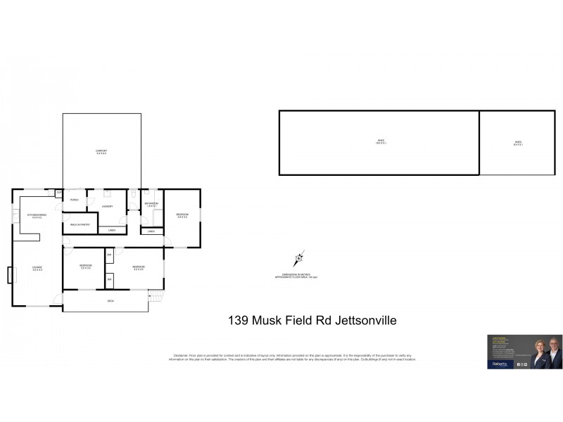 139 Muskfield Road, Jetsonville TAS 7260 Floorplan