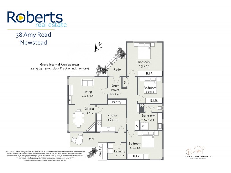 38 Amy Road, Newstead TAS 7250 Floorplan