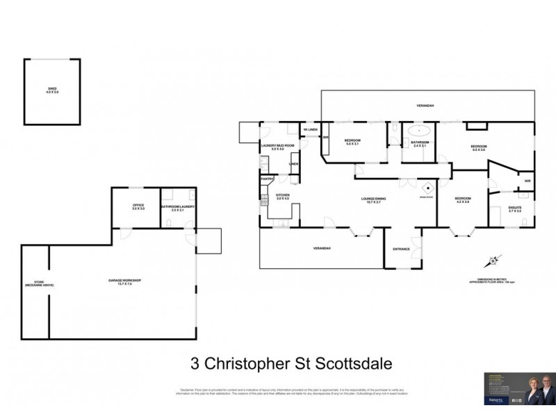 3 Christopher Street, Scottsdale TAS 7260 Floorplan
