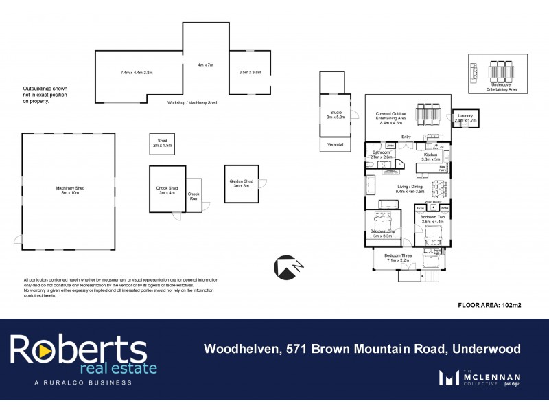 571 Brown Mountain Road, Underwood TAS 7268 Floorplan
