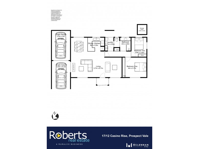 17/12 Casino Rise, Prospect Vale TAS 7250 Floorplan