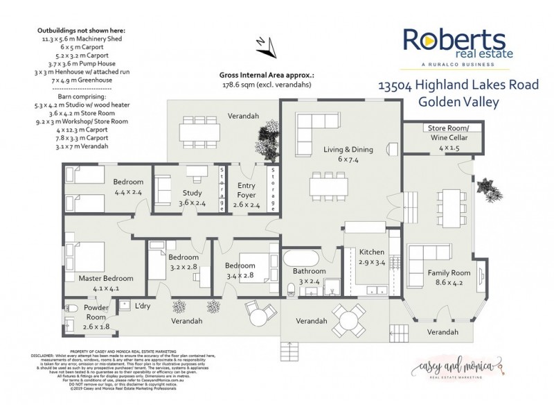 13504 Highland Lakes Road, Golden Valley TAS 7304 Floorplan