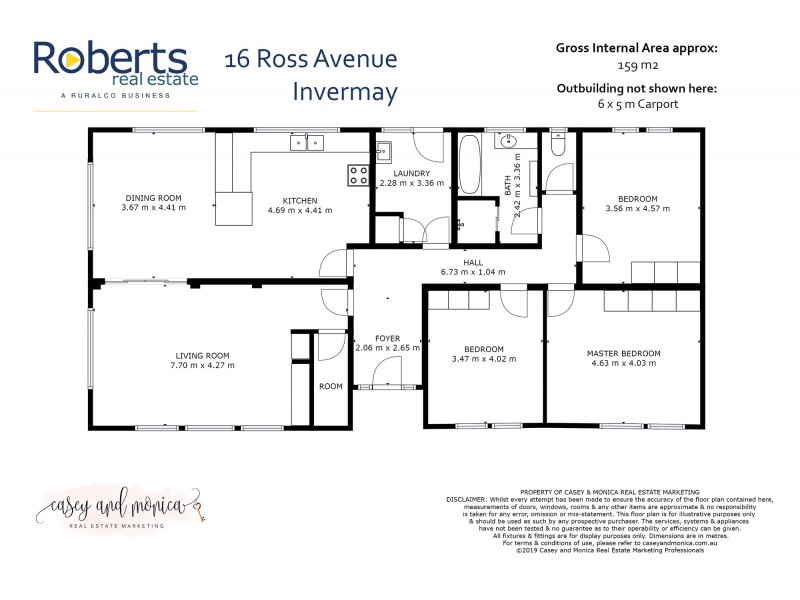 16 Ross Avenue, Invermay TAS 7248 Floorplan
