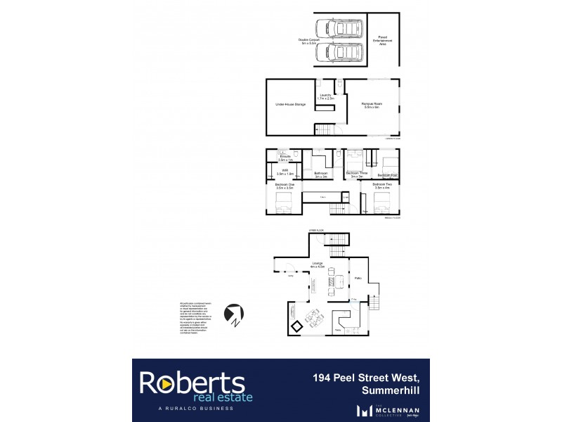 194 Peel Street, Summerhill TAS 7250 Floorplan