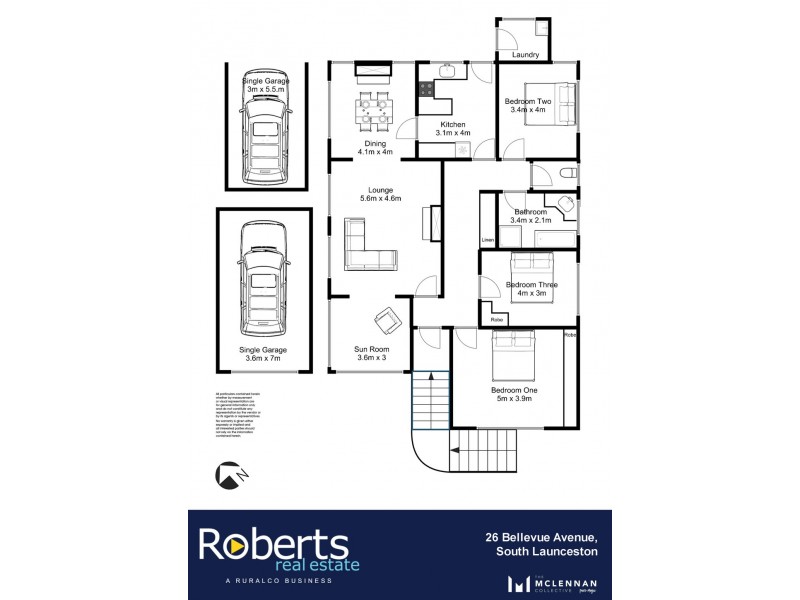 26 Bellevue Avenue, South Launceston TAS 7249 Floorplan