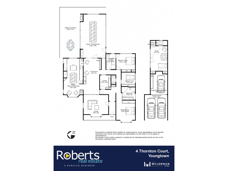 4 Thornton Court, Youngtown TAS 7249 Floorplan