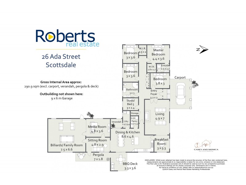 26 Ada Street, Scottsdale TAS 7260 Floorplan