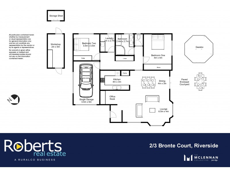 2/3 Bronte Court, Riverside TAS 7250 Floorplan