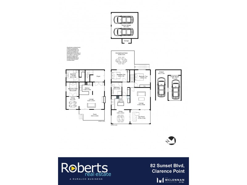 82 Sunset Boulevard, Clarence Point TAS 7270 Floorplan