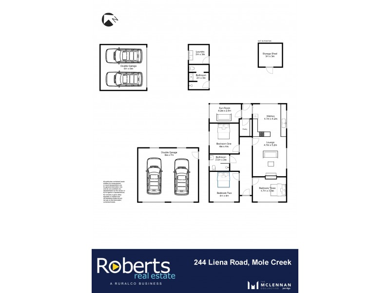 244 Liena Road, Mole Creek TAS 7304 Floorplan