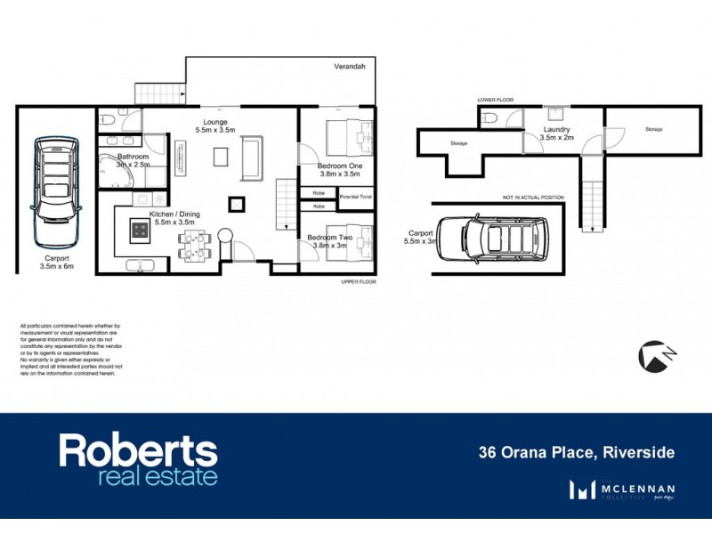 36 Orana Street, Riverside TAS 7250 Floorplan