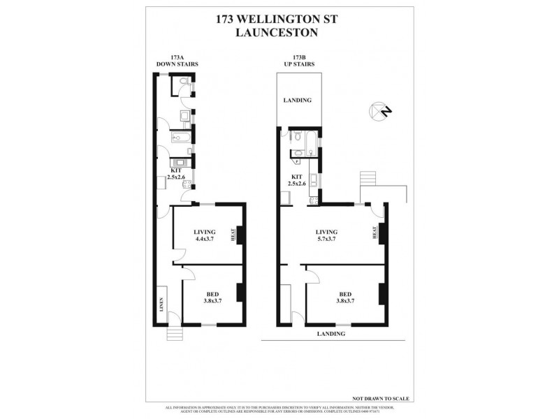 173A and 173B Wellington Street, Launceston TAS 7250